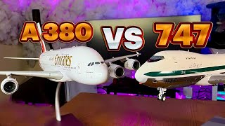 Airbus A380 vs boeing 747 [upl. by Nosdivad609]