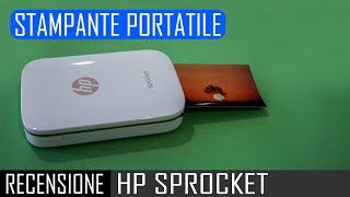 Ne vale la pena Stampante portatile HP Sprocket  Recensione [upl. by Arney]