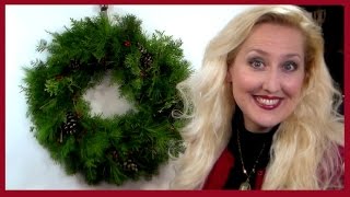 How To Make an Evergreen Wreath for Less Than 2 [upl. by Barbaresi]