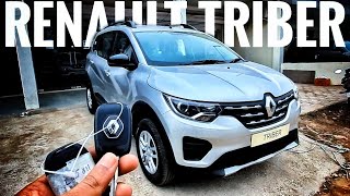 Renault Triber Rxt 2022  interior exterior onroad price and features  Clutchless Singh [upl. by Chute]