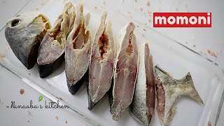 Ghana authentic momoni fermented cured fish  for umami flavor [upl. by Novyar]