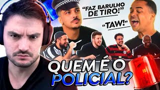 QUEM É O POLICIAL React Aqueles Caras [upl. by Botzow742]