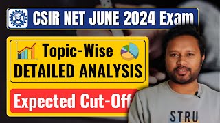 CSIR June 2024 Expected Cutoff and Detailed Analysis  All Bout Chemistry  cutoff csirnet [upl. by Powell707]