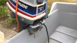 14 foot Sears Gamefisher Tri Hull outboard runabout boat [upl. by Kobi]