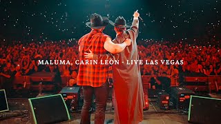 Maluma Carin Leon  Según Quién Live  Las Vegas [upl. by Kinemod]