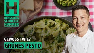 Schnelles Grünes Pesto Rezept von Steffen Henssler [upl. by Amehsyt]