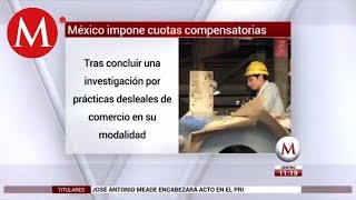 México impone aranceles a importaciones de tubería de acero chino [upl. by Haididej]