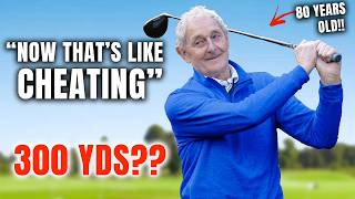 80 Year Old Golfer Aims To Hit Driver 300 Yards [upl. by Anigar407]