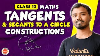 Tangents and Secants Class 10 SSC  Constructions  SSC Maths  SSC 2024 [upl. by Bena906]