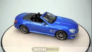 mercedes benz sl63 amg blue maisto 24 [upl. by Elkin516]