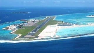 Landing at Male Maldives Airport [upl. by Legyn]