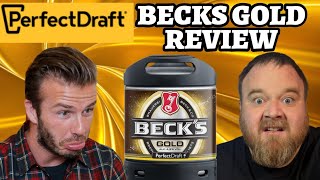 Perfectdraft Becks Gold 49 German Beer Review [upl. by Narine]