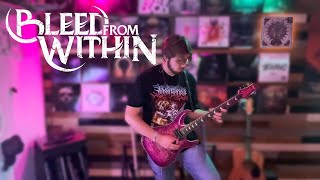 I Am Damnation  Bleed From Within Full GuitarBass Cover [upl. by Elbys372]