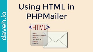 Format the Body of an email using HTML in PHPMailer [upl. by Nothsa727]