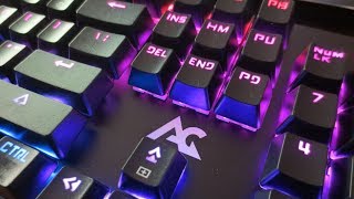 ACGAM Antighosting RGB Gaming Keyboard Review [upl. by Gino]