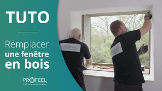 TUTO  Comment changer une fenêtre en bois  les bons gestes en vidéo [upl. by Nassi]