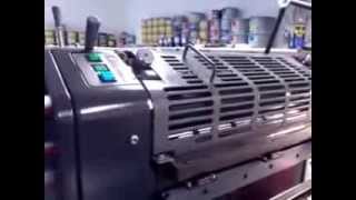 Litho Press being operated [upl. by Ford]