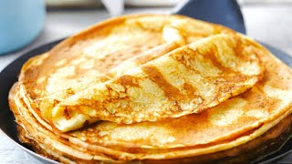 Crêpes sans beurre recette facile [upl. by Ylus]