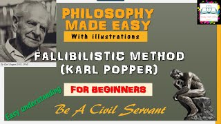 Philosophy Karl Popper Fallibilistic Method For Beginners [upl. by Lev]