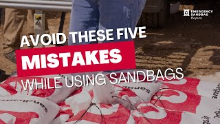 5 Common Sandbag Mistakes to Avoid for Flood Protection  Hurricane Milton Prep [upl. by Lightman]