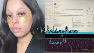 WORKING FROM HOME DAILY ROUTINE  DAY IN THE LIFE OF A PARALEGAL [upl. by Adaliah573]