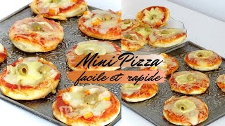 Mini Pizza facile et rapide au fromage  Recette Spécial Ramadan [upl. by Janina]