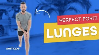 Lunges for Beginners  How to do a lunge [upl. by Ahsinotna]