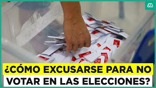 Elecciones Municipales 2024 ¿Cómo excusarse para no votar [upl. by Odiug]