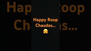 Happy Roop Chaudas AnviAgarwal24 [upl. by Philender560]