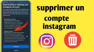 Comment supprimer un compte Instagram [upl. by Lupe]