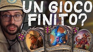 UN GIOCO FINITO  Hearthstone Battlegrounds Ita [upl. by Dlorag919]