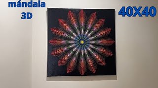 MANDALA 3D 40X40 [upl. by Atauqal]