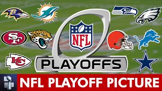 NFL Playoff Picture AFC amp NFC Clinching Scenarios Wild Card Race Standings Before SNF Week 17 [upl. by Nady]