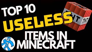 Minecraft  Top 10 USELESS Items 2024 [upl. by Eelik774]