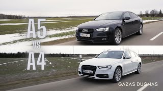 Audi prieš Audi A4 vs A5 [upl. by Triley251]