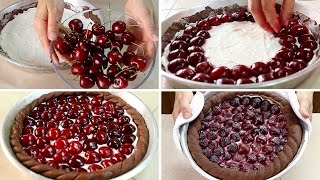 TORTA CROSTATA DI CILIEGIE Ricetta Facile  Cherry Pie Easy Recipe [upl. by Asile]