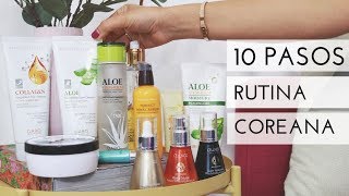 TODO SOBRE LA RUTINA DE BELLEZA COREANA DE 10 PASOS [upl. by Cindelyn]