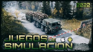 TOP 7 de JUEGOS de SIMULACIÓN PARA ANDROID 🚂🚜🚁🚌⛟ [upl. by Anitnegra]