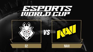 G2 проти NAVI  EWC CS2  Day 5  Grand final [upl. by Sternlight556]