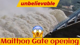 Maithon latest gate opening  Maithon latetst view  vlog with bb [upl. by Yasdnyl]