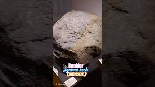 This boulder is a volcanic rock called andesiteAndesite is an igneous rock [upl. by Yssor]