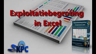 Exploitatiebegroting in Excel [upl. by Monaco618]