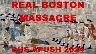 RARE ¡Real footage of the Boston Massacre APUSH [upl. by Grimes255]