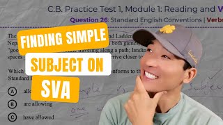 Know How to Find the Simple Subject for Subject Verb Agreement Questions [upl. by Harshman]