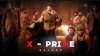 X  Prime × Salaar🔥  Haadi Tak kat jaye 4K Edits😈 edit salaar prabhas [upl. by Basilius]