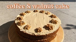 coffee and walnut cake [upl. by Arrim892]