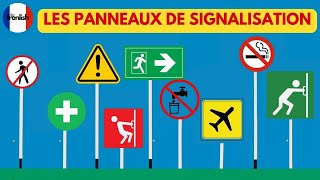 Les panneaux de signalisation  Signs and symbols in French [upl. by Karlan]