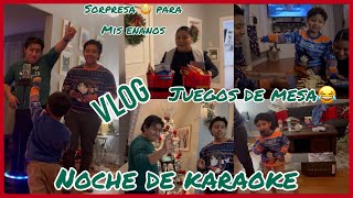 Noche de karaoke 🎤  sorpresa navideña 🎁🎅vlog autismfamilyvlogs subscribe navidad vlogmas [upl. by Sperling256]