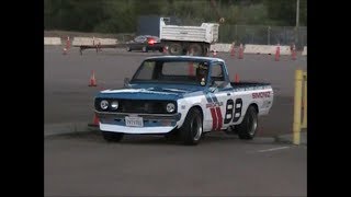 Datsun 620 Pickup Drag Racing Racelegalcom 7212017 [upl. by Fidela20]