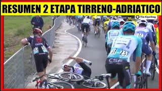 RESUMEN 2 ETAPA TIRRENO ADRIATICO 2024 Richard CARAPAZ [upl. by Nywra106]